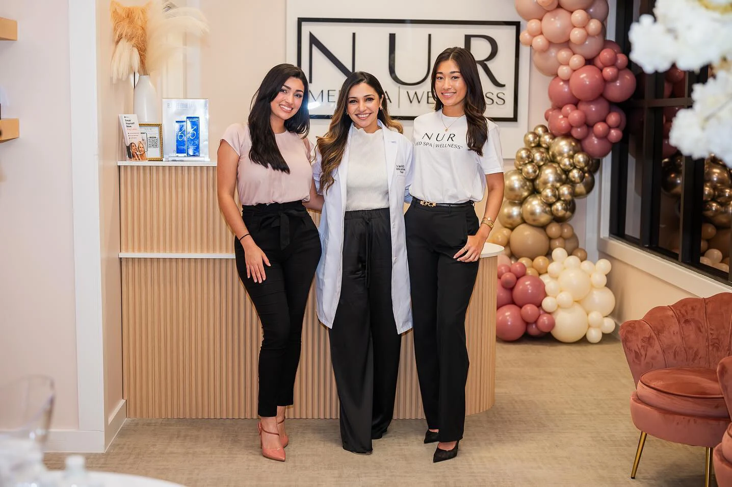 Patient lounge at NUR Med Spa & Wellness