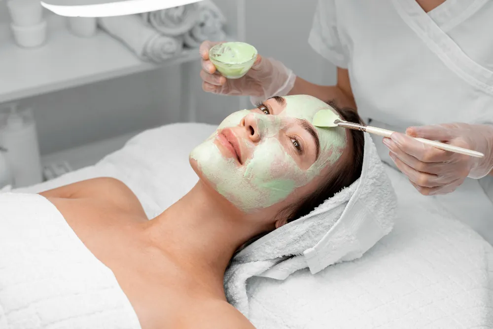 Esthetician facial at NUR Med Spa & Wellness Orlando
